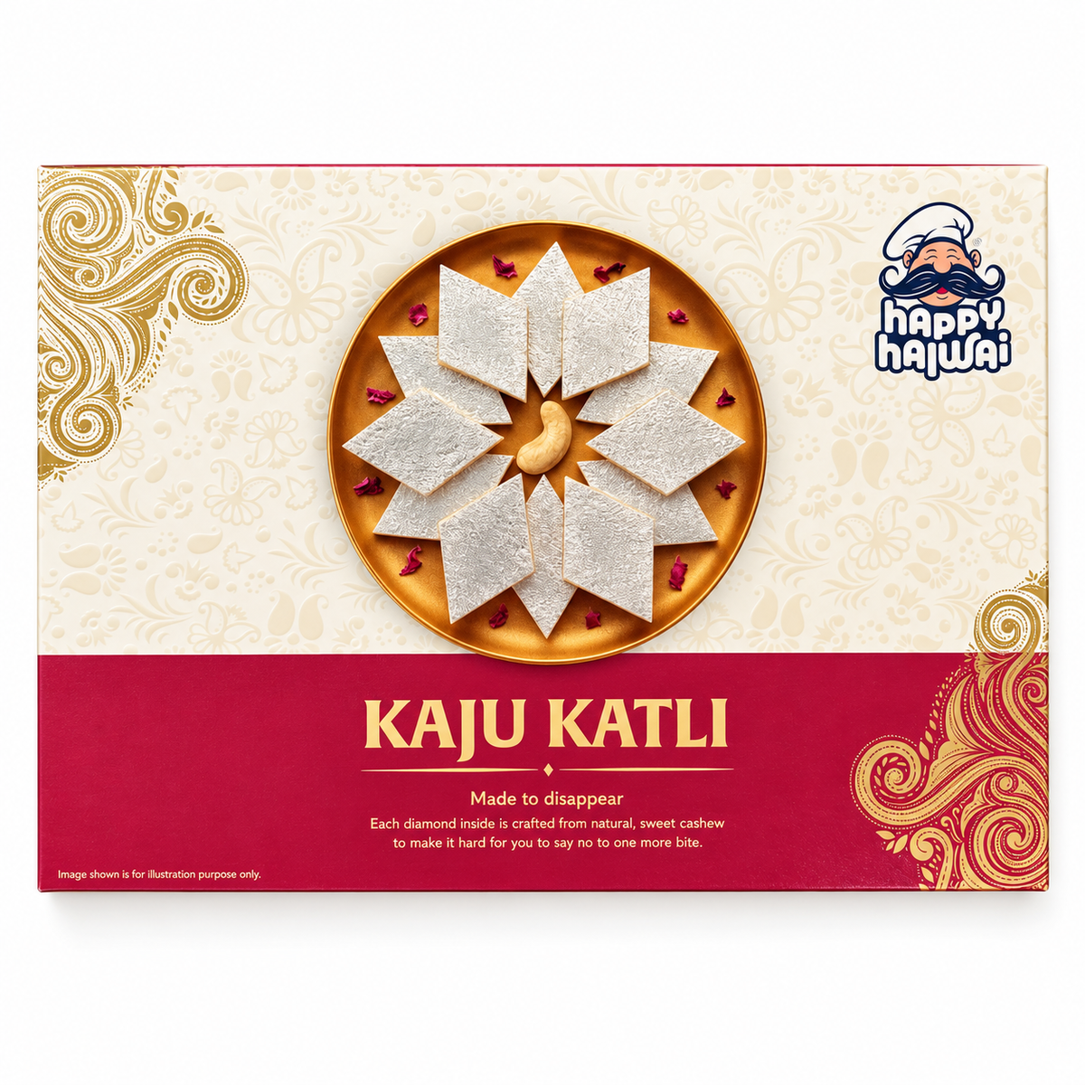 Dairy Valley (Happy Halwai) - Kaju Katli (300g) 14.01.2027
