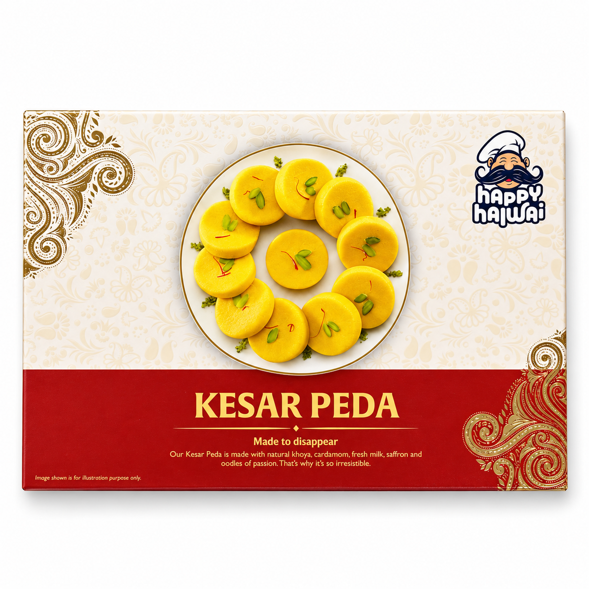 Dairy Valley (Happy Halwai) - Kesar Peda (300g) 24.12.2026
