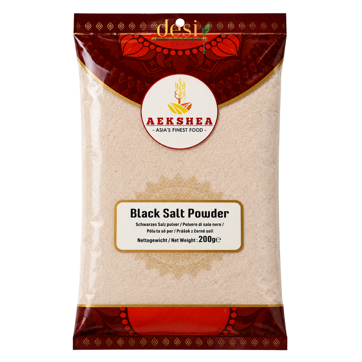 Aekshea - Black Salt Powder (200g) 30.10.2027