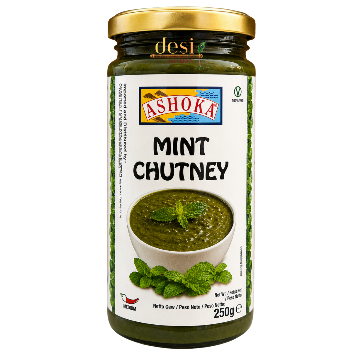 Ashoka - Mint Chutney (250g) 20.08.2027