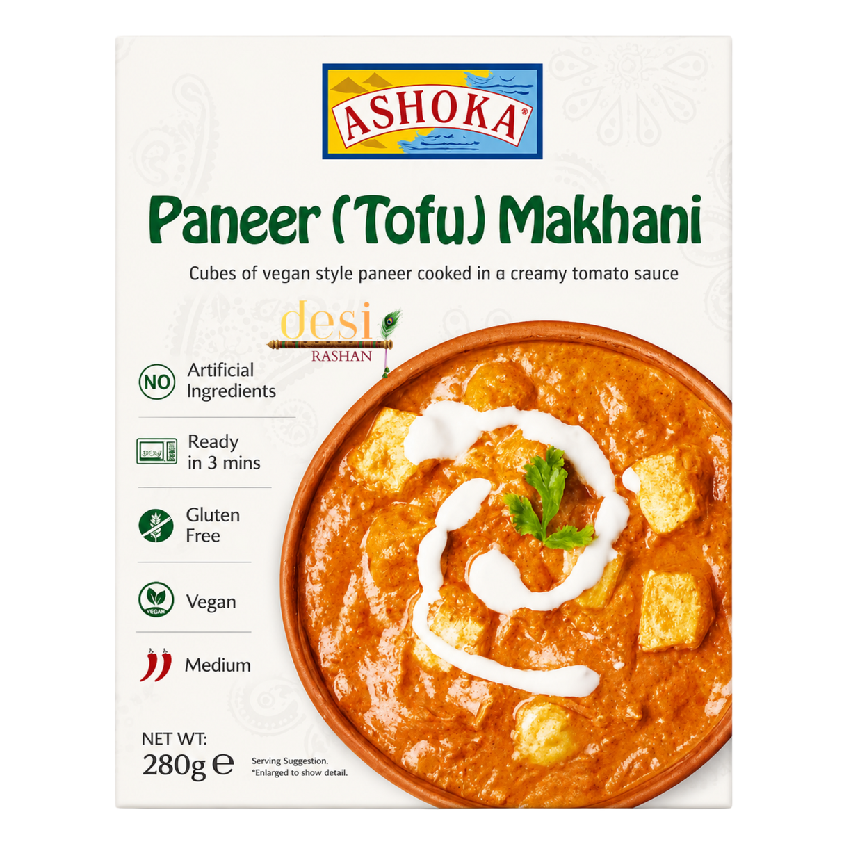 Ashoka - RTE Paneer Makhni (280g) 25.02.2027