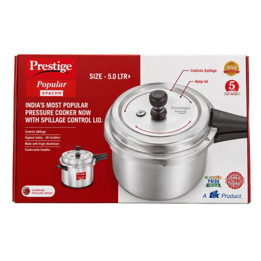 Prestige - Popular Aluminium Cooker 5 Liter