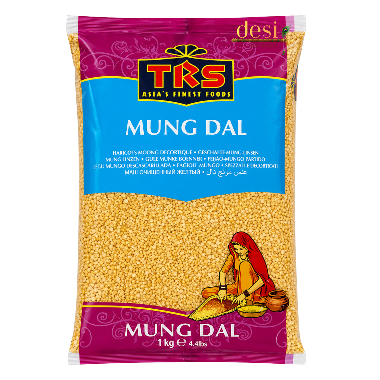 TRS - Moong Dal/Mung Split (1kg) 31.02.2028