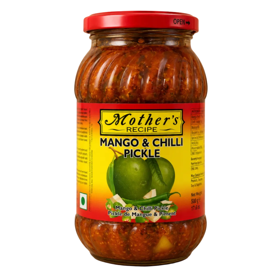 Mother's Recipe - Mango and Chilli Pickle (500g) 11.10.2027