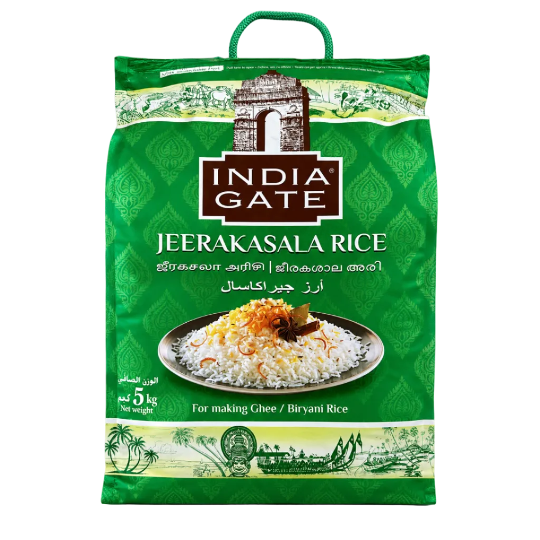 India Gate - Jeerakasala Rice (5kg) 31.12.2027