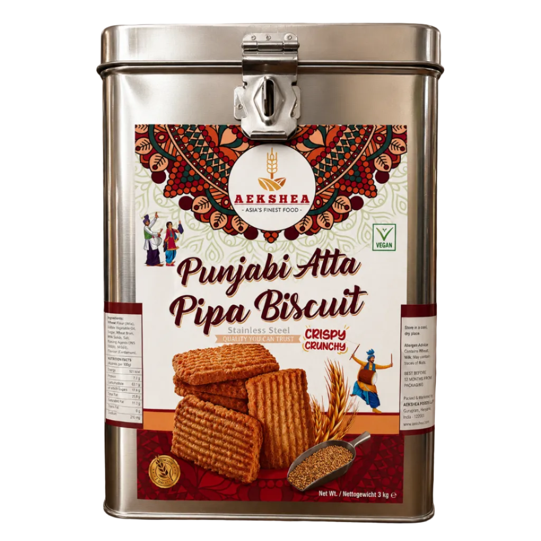 Aekshea - Atta Pipa Biscuits (3Kg) 31.01.2028