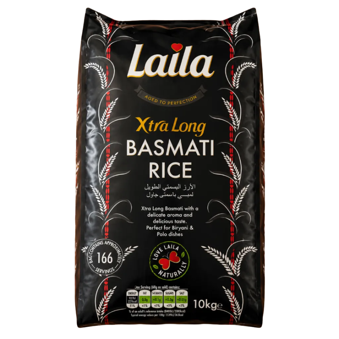 Laila - Xtra Long Basmati Rice (10kg) 31.10.2027