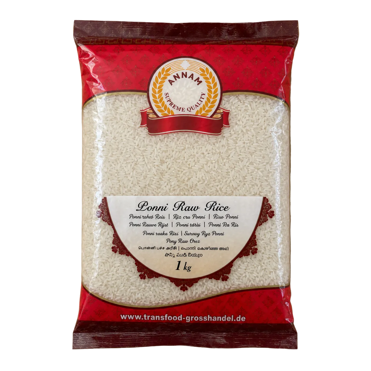 Annam - Ponni Raw Rice (1kg) 28.02.2028