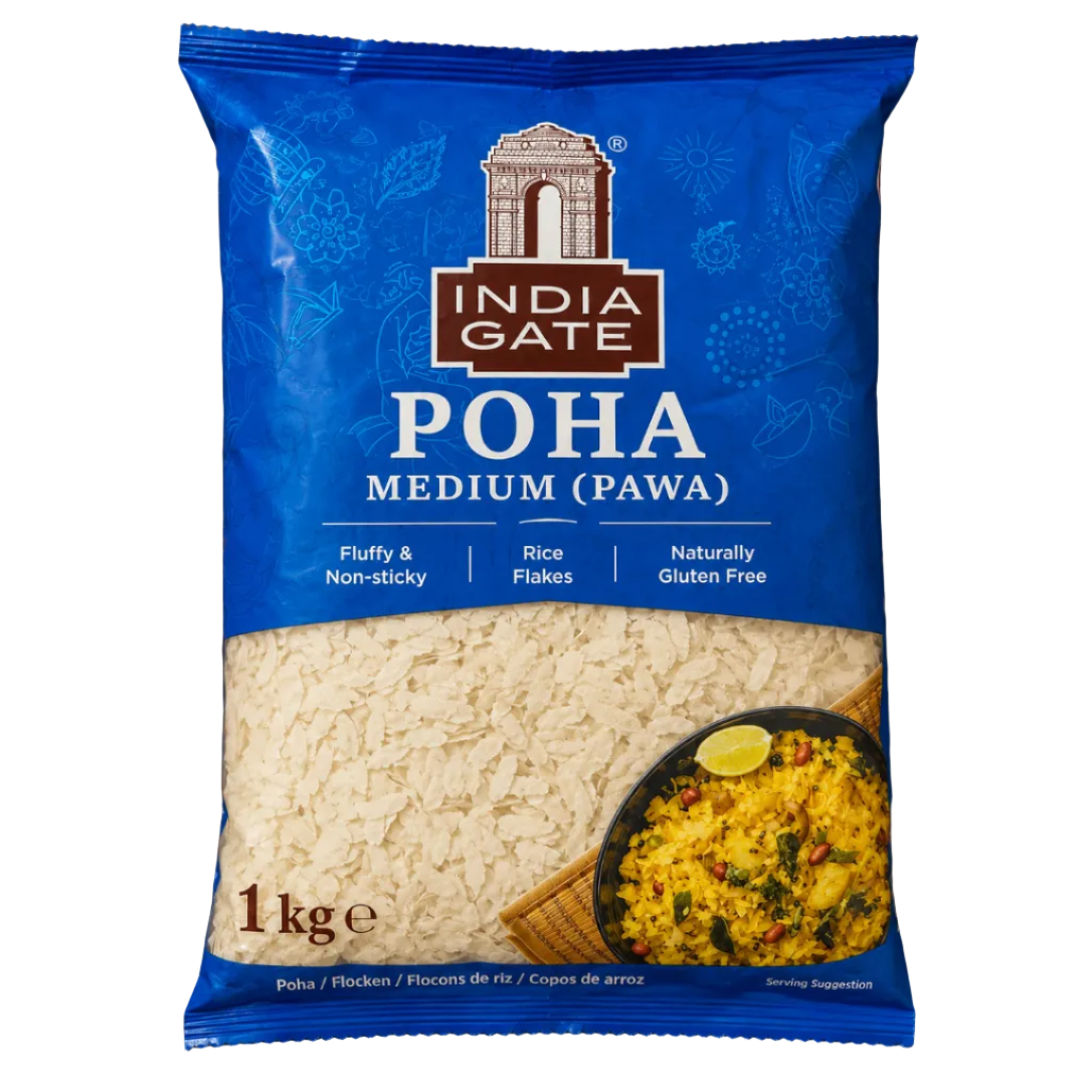 India Gate - Poha Medium Pawa (1Kg) 31.12.2027