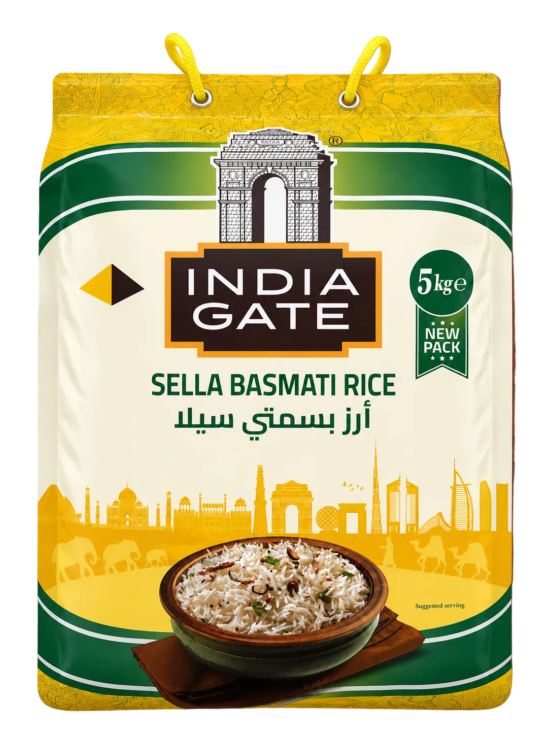 India Gate - Golden sella Basmati Rice (5kg) 31.12.2027