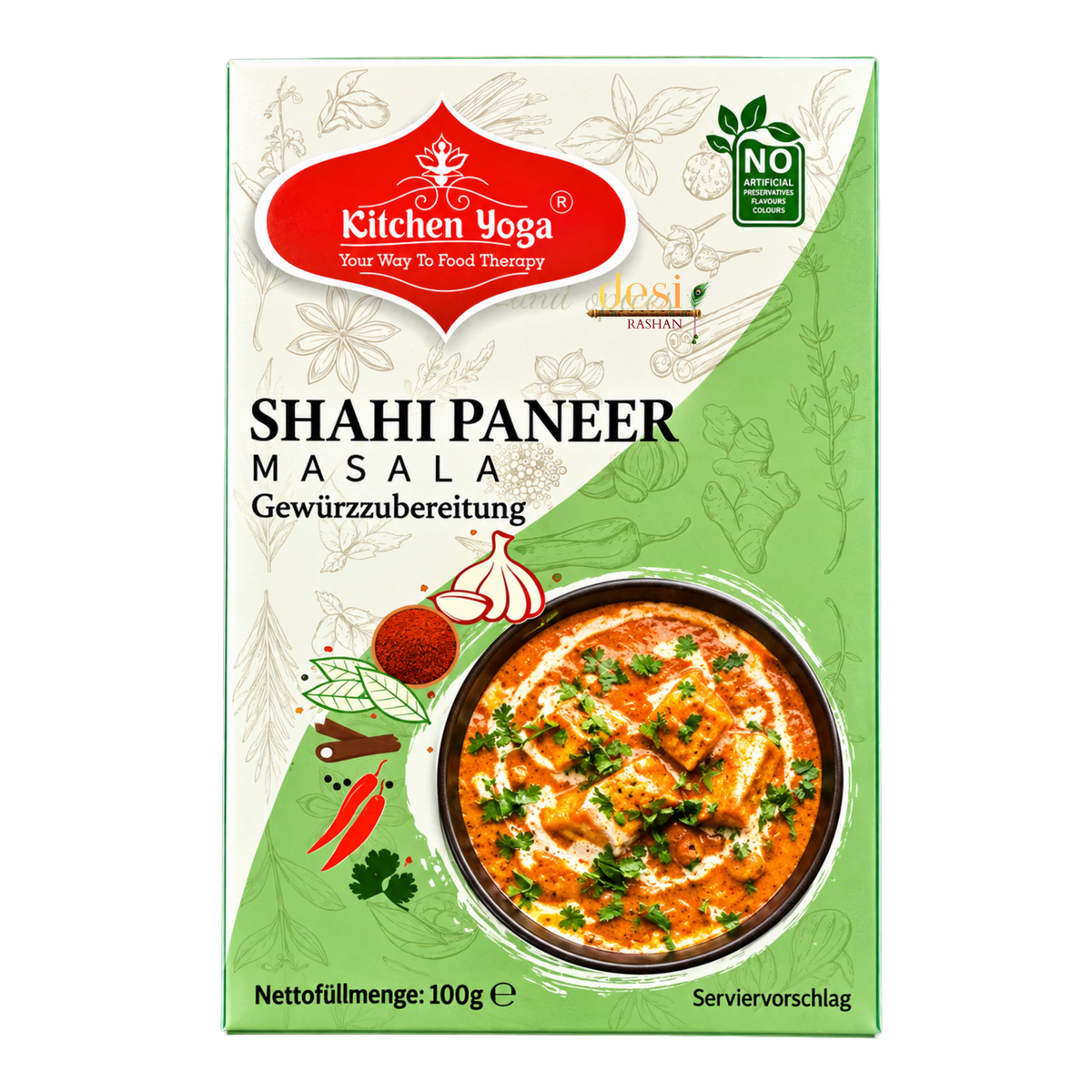 Kitchen Yoga - Shahi Paneer Masala (100g) 31.05.2027