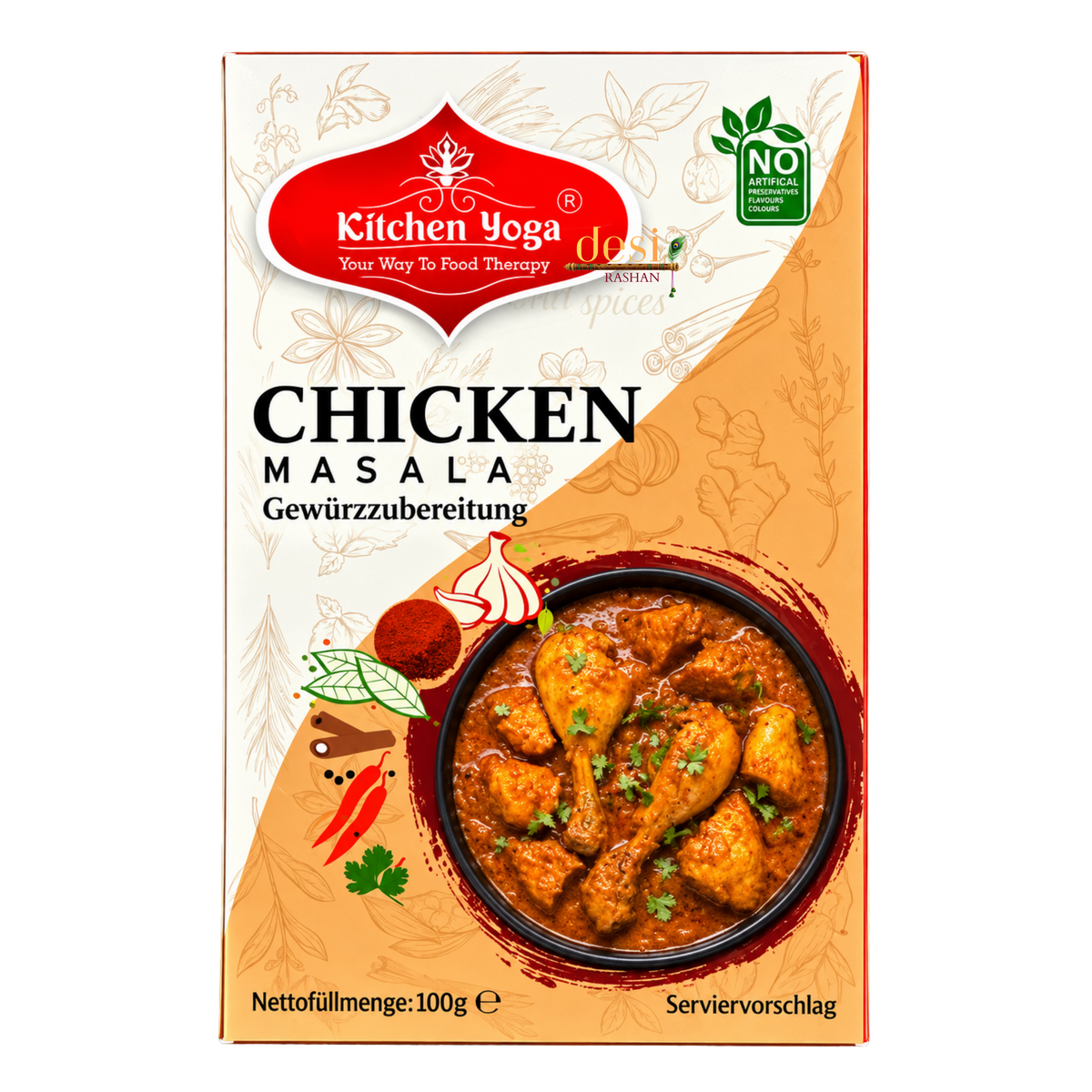 Kitchen Yoga - Chicken Masala (100g) 31.05.2027
