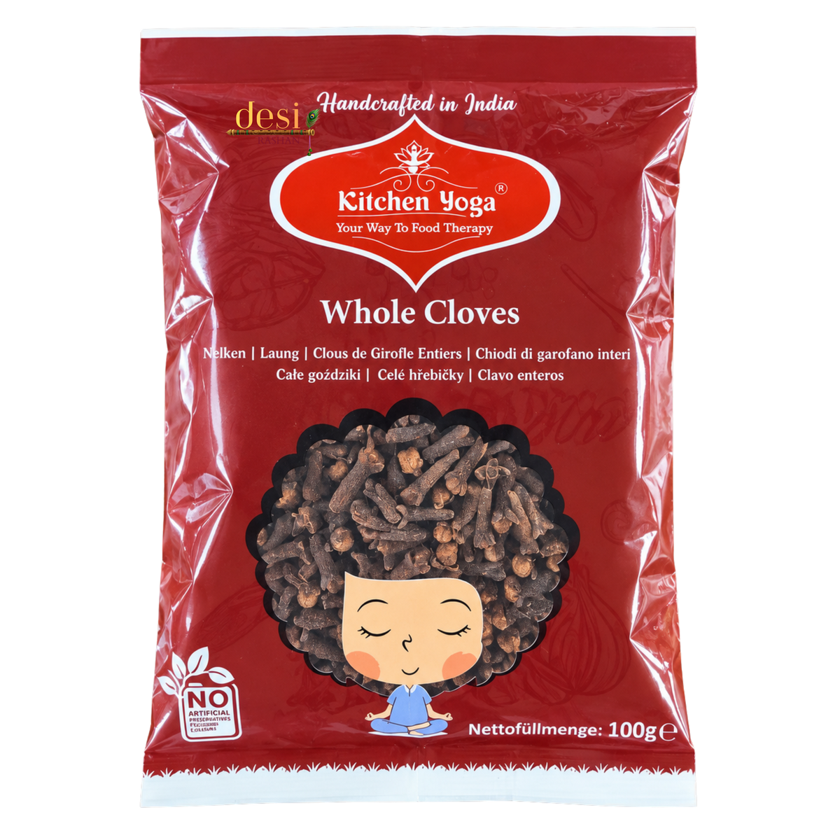 Kitchen Yoga - Clove Whole (100g) 31.12.2027