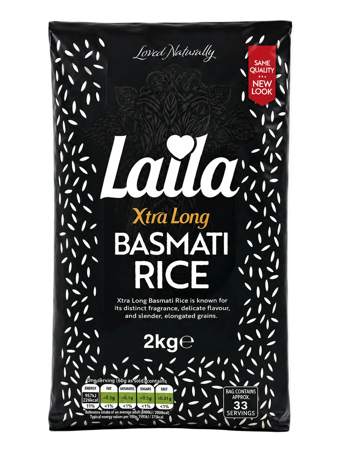 Laila - Xtra Long Basmati Rice (2kg) 30.10.2027