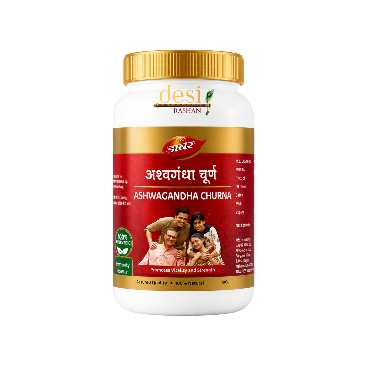 Dabur - Ashwagandha Churan (100g) 30.01.2028