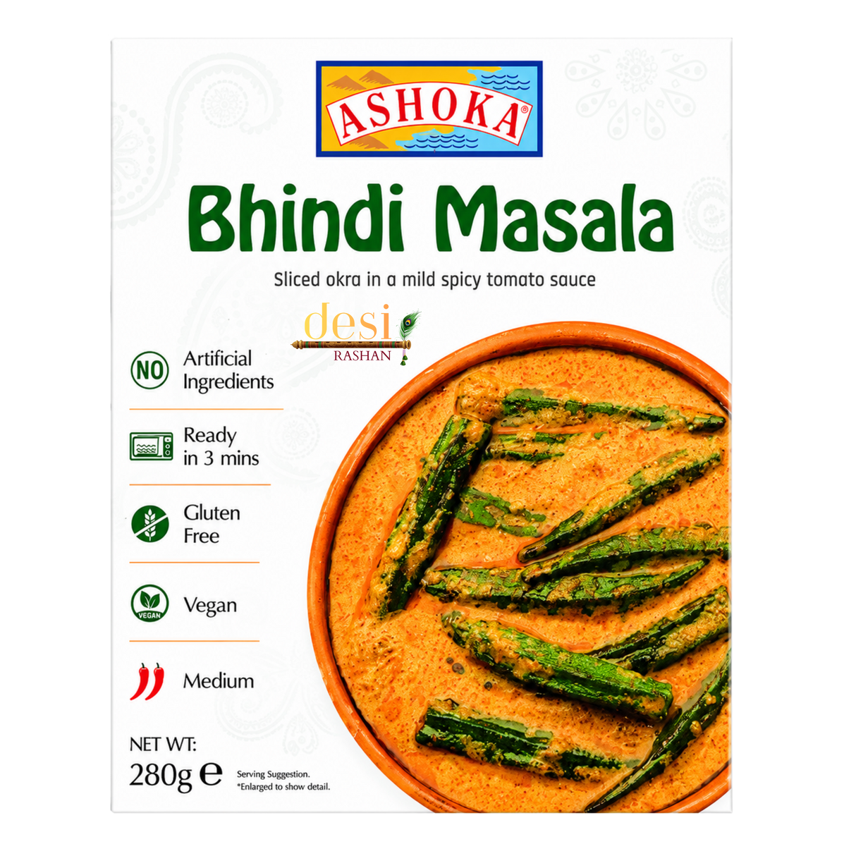 Ashoka - Bhindi Masala (280g) 25.02.2027
