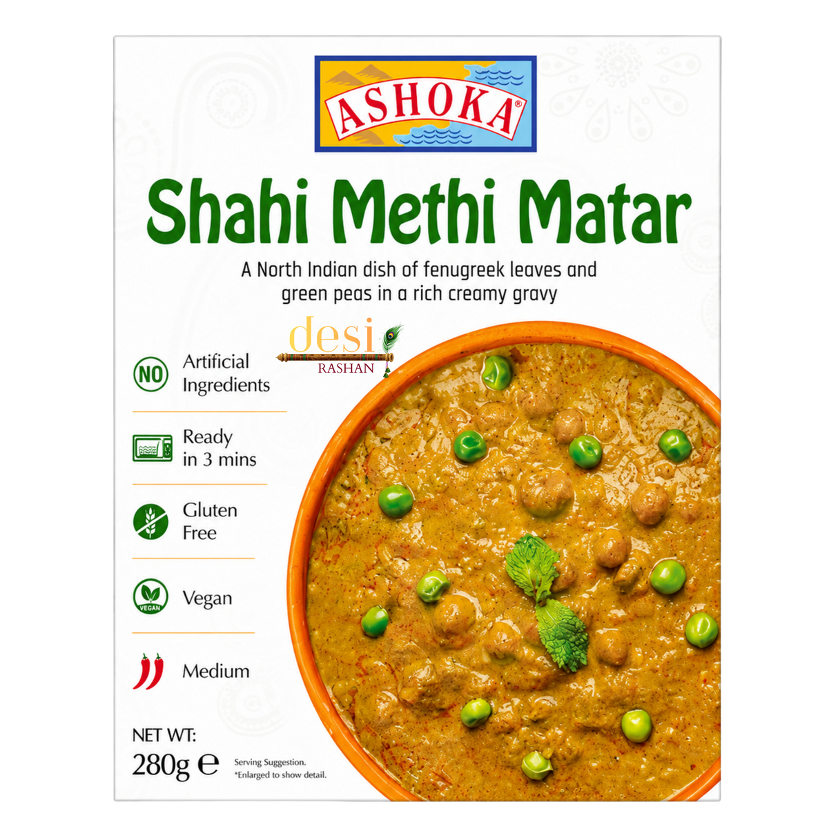 Ashoka - Shahi Methi Matar (280g) 25.02.2027