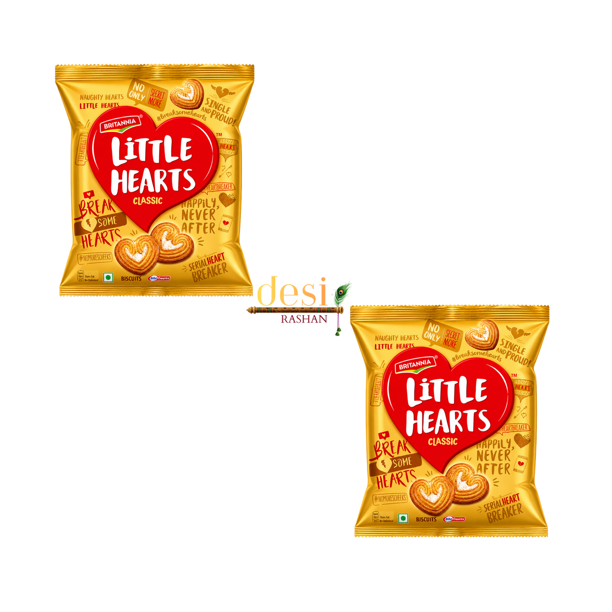Britannia - Little Hearts Classic 2 X (75g) 04.07.2026