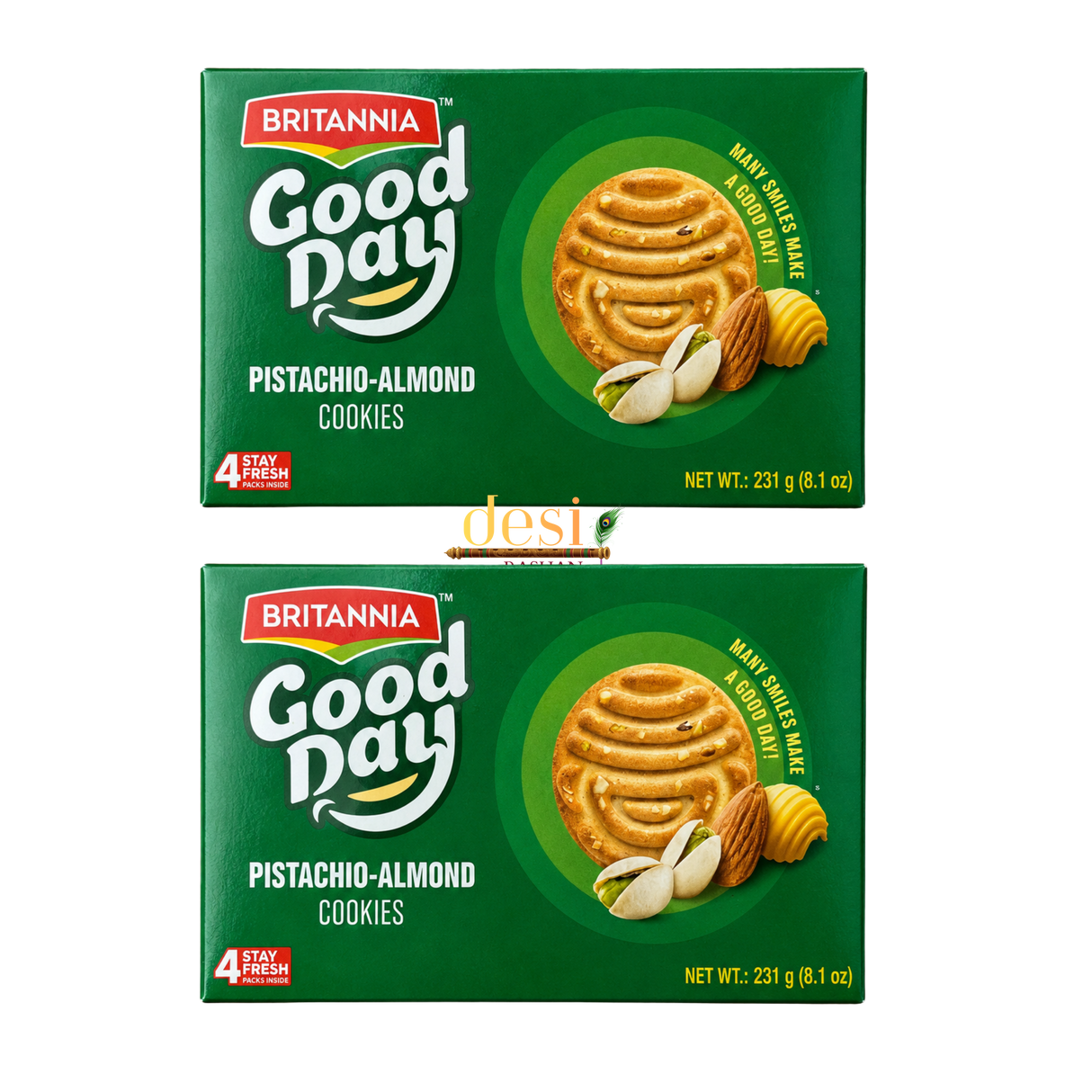 Britannia - Good Day Rich Pistachio & Almond (231g) 04.06.2026