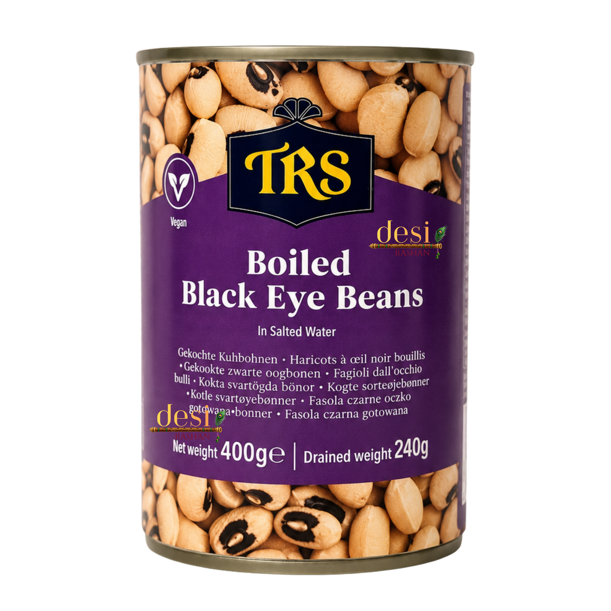 TRS - Canned Black Eye Beans (400g) 15.10.2028