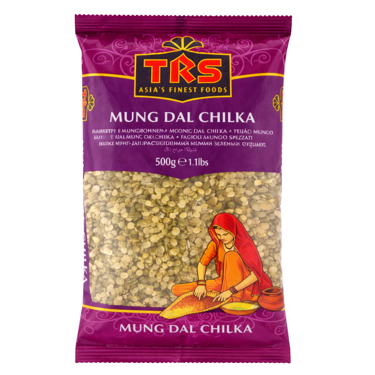TRS - Moong/Mung Daal Chilka (500g) 31.03.2028