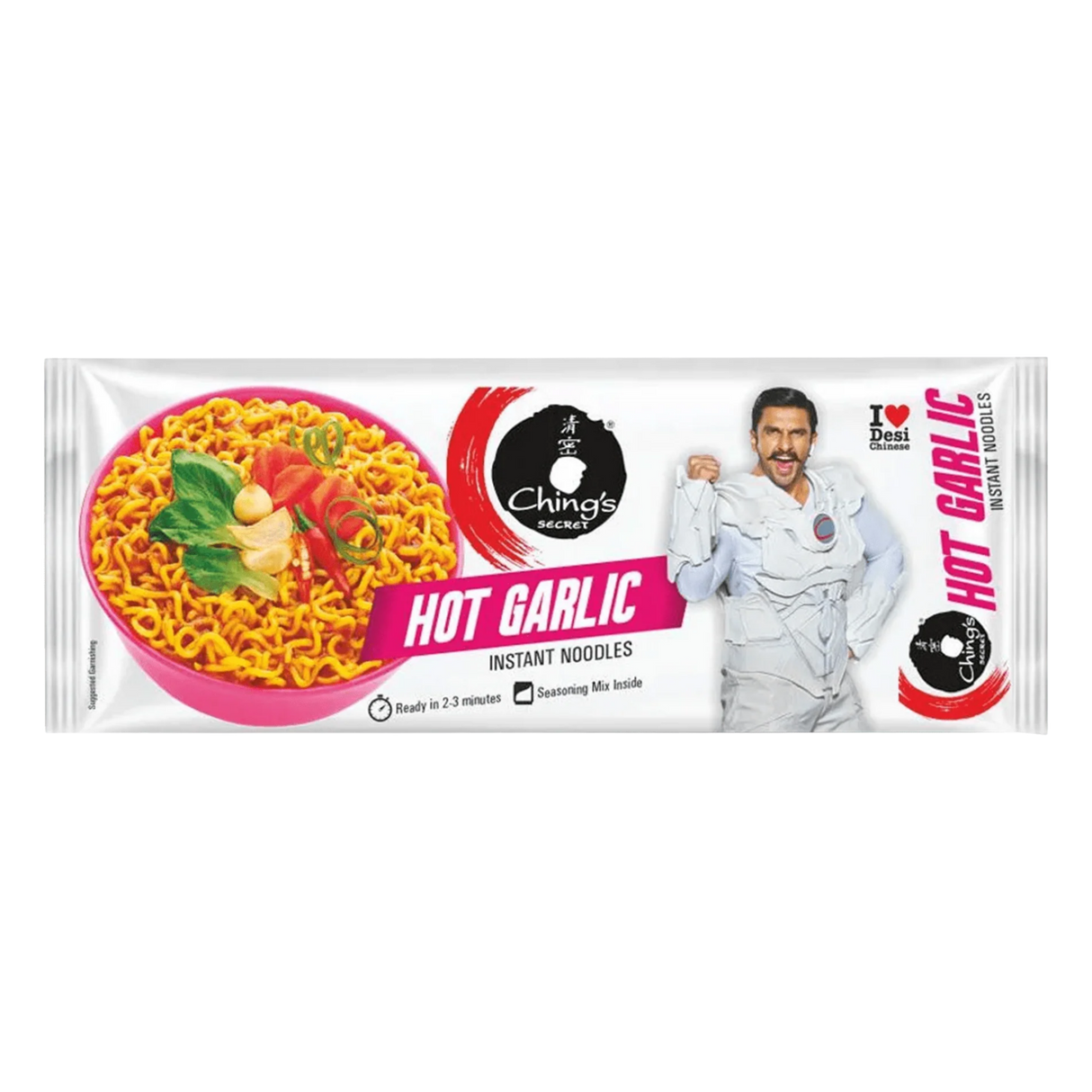 Chings - Hot Garlic Instant Noodles (240g) 30.09.2026