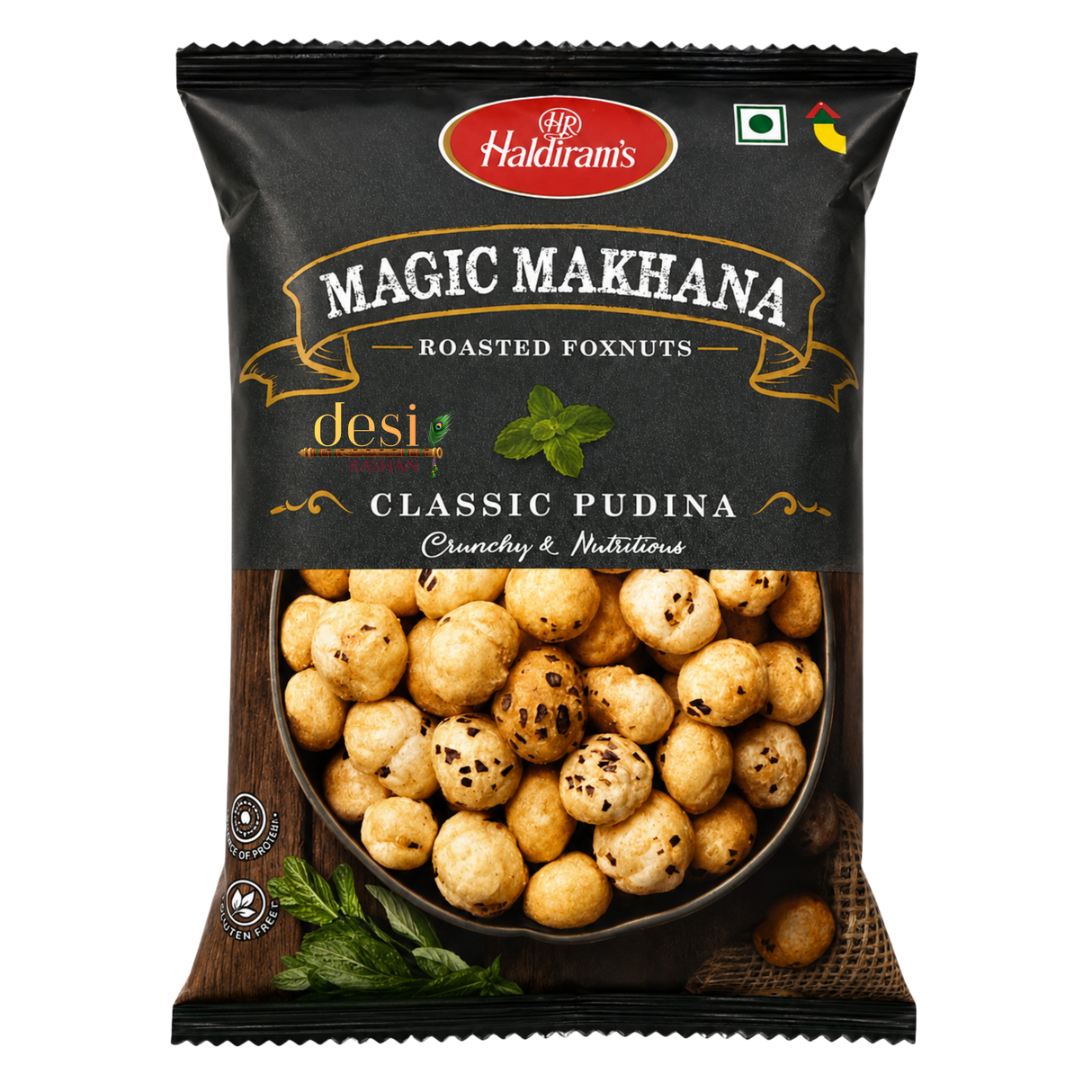 Haldiram's - Magic Makhana Classic Pudina (30g) 19.12.2026