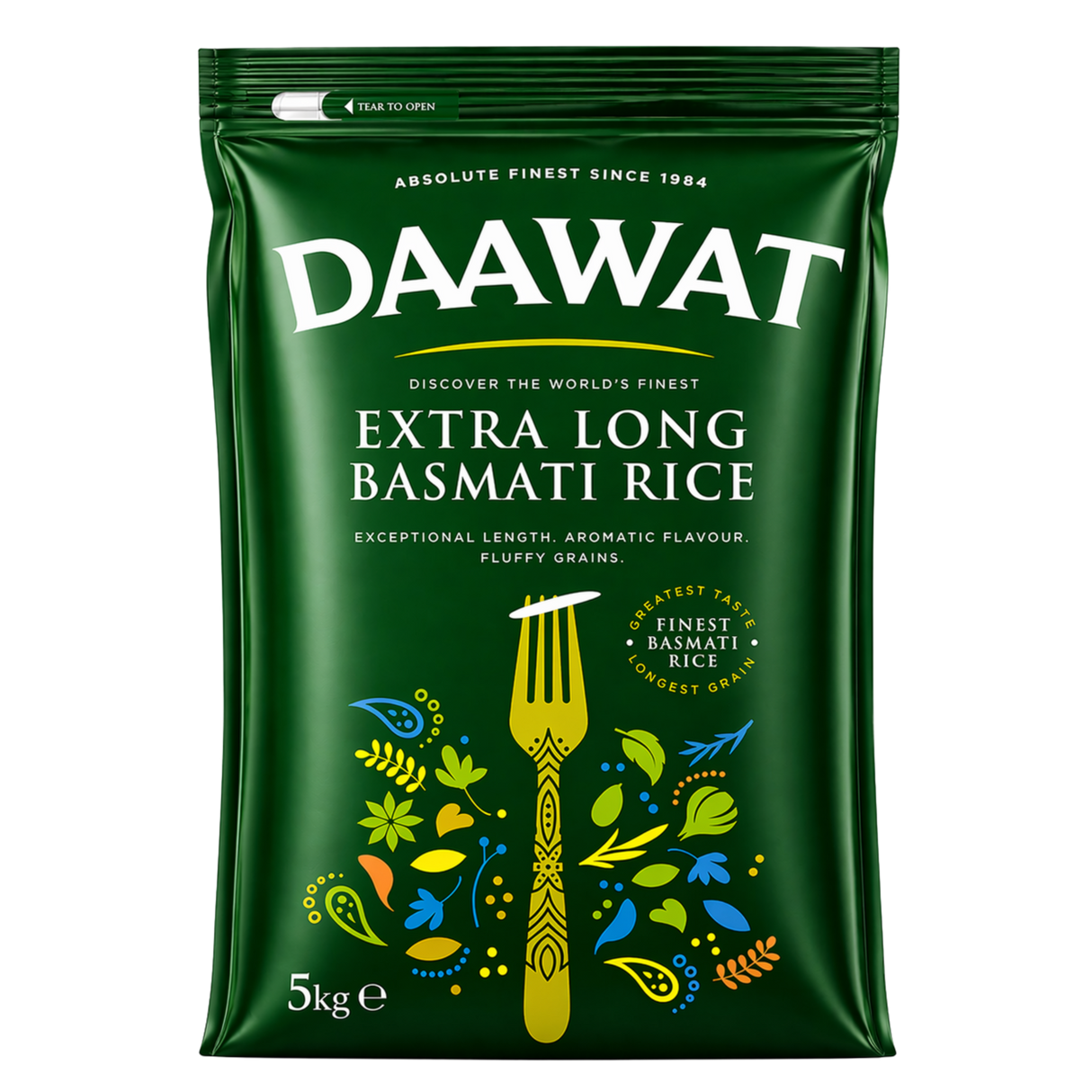 Daawat - Basmati Rice Extra Long (5kg) 25.02.2028