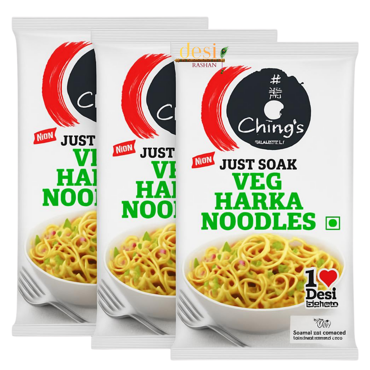 🎁 Ching's - Just soak Hakka Noodles 3 x (140g) 29.12.2026 (100% off)