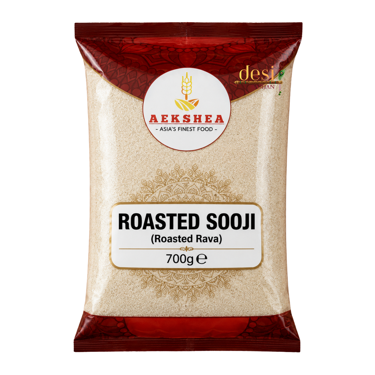 Aekshea - Roasted Sooji (700g) 30.05.2027