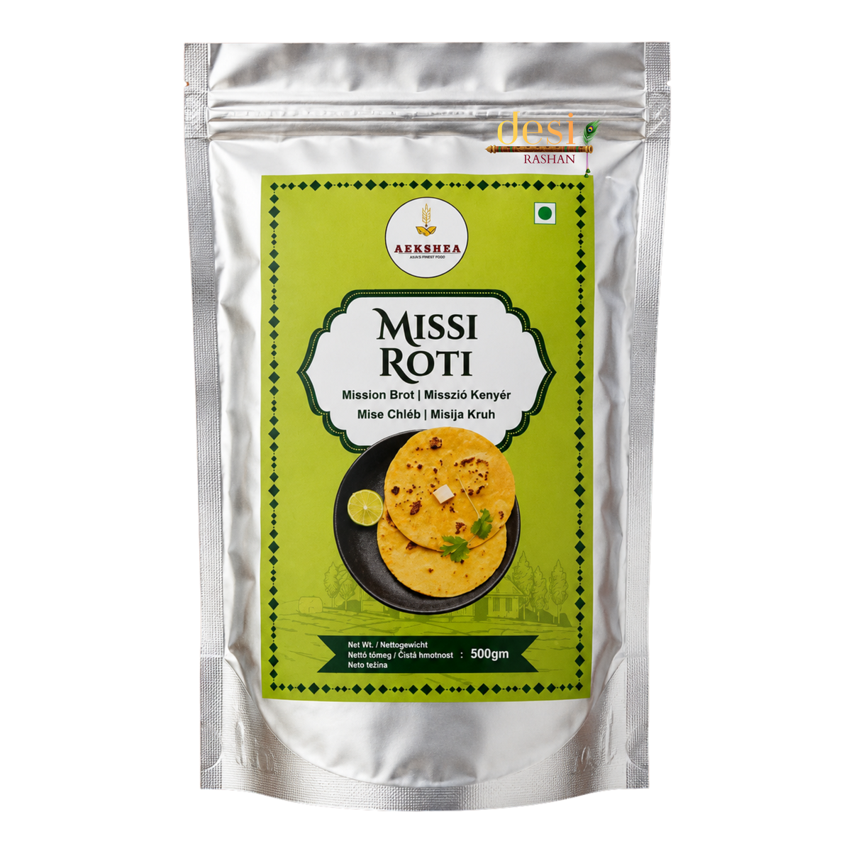 Aekshea - Missi Roti (500g) 29.08.2027