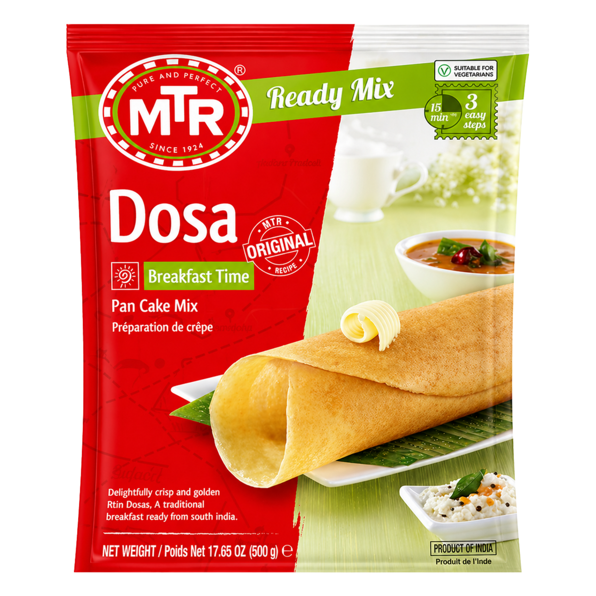 MTR - Plain Dosa mix (500g) 10.08.2026 1+1 **DEAL**