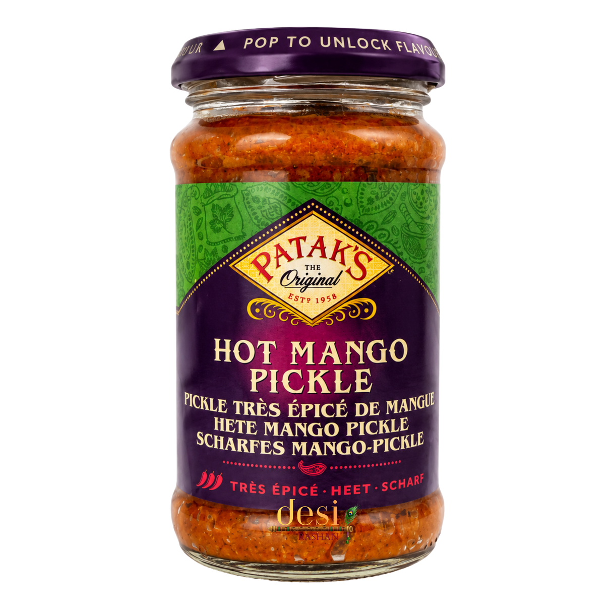 Patak's - Hot Mango Pickle (283g) 31.09.2027