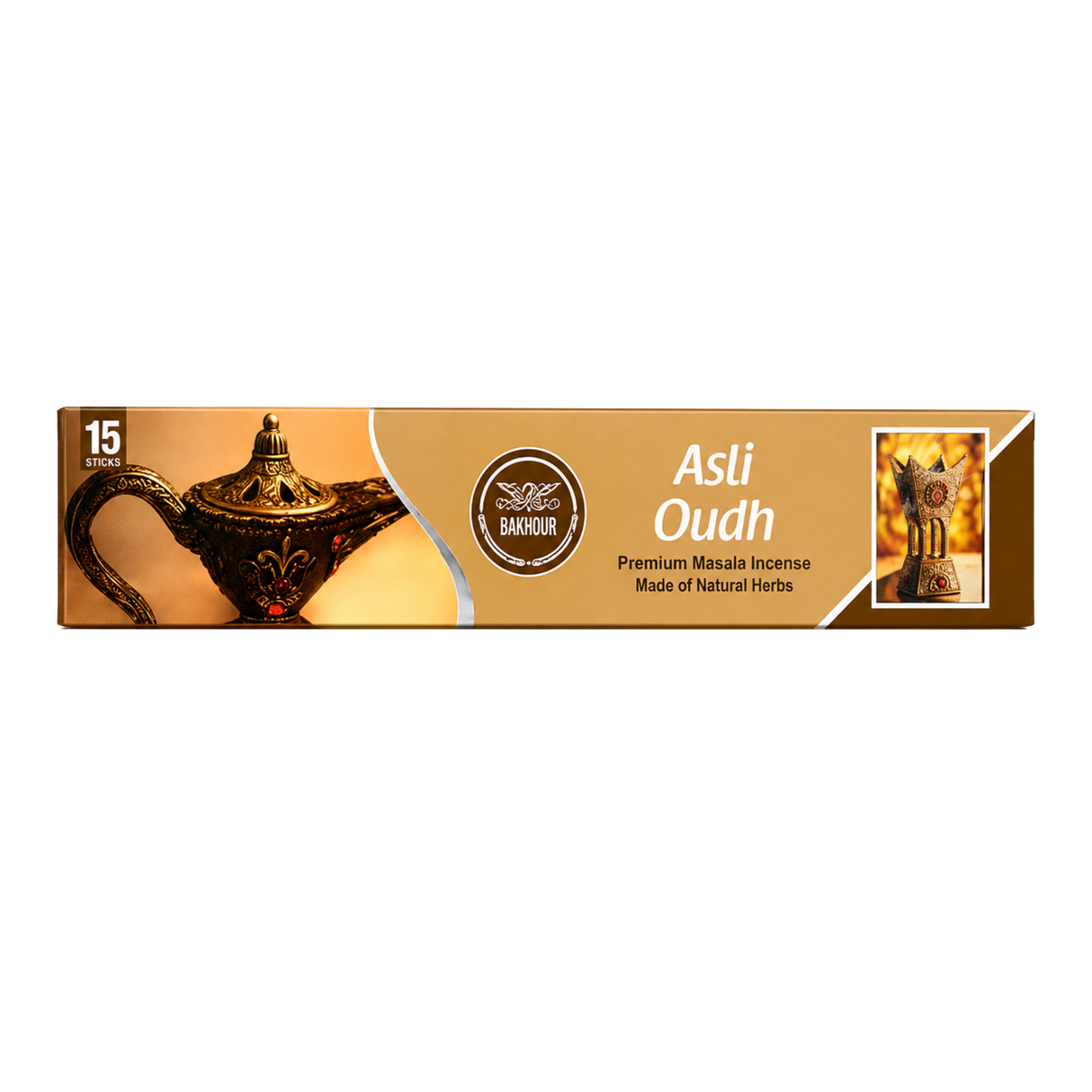 Heera - Asli Oudh Agarbatti Premium Masala Incense Sticks (15g)