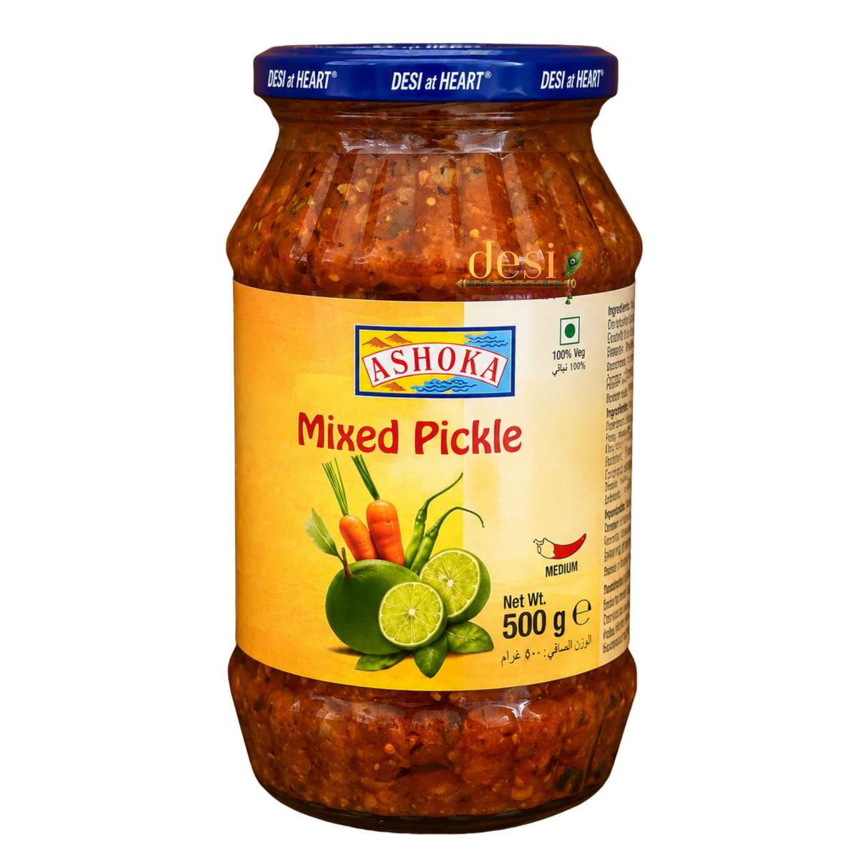Ashoka - Mixed Pickle (500g) 20.08.2027
