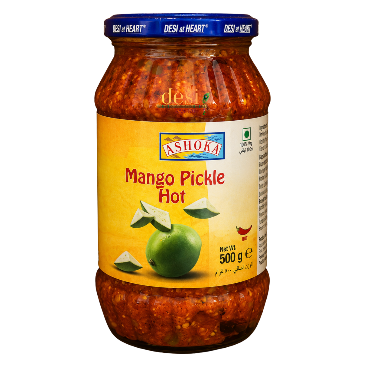 Ashoka - Hot Mango Pickle (500g) 20.08.2027