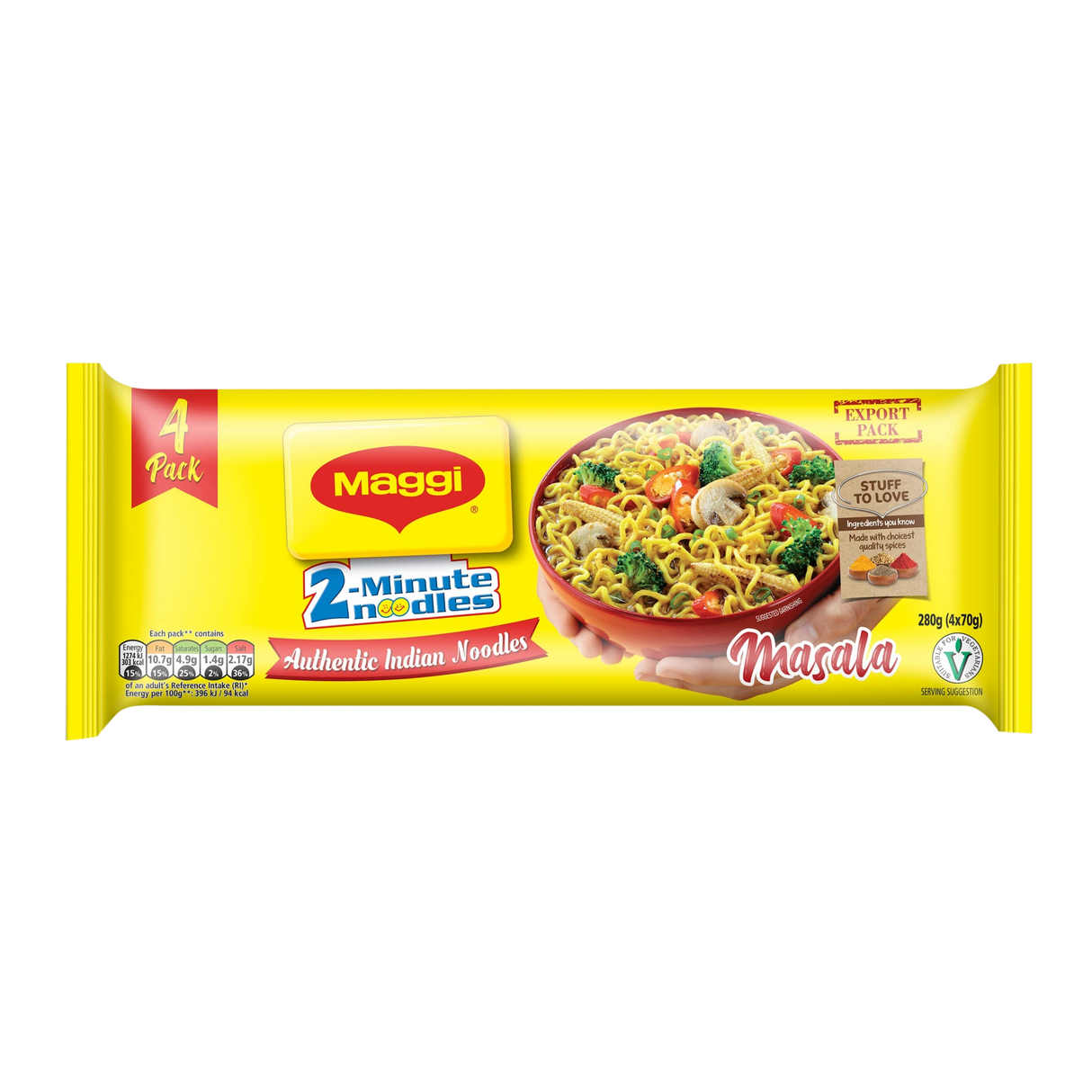 Maggi - Masala Noodles - Pack of 6 (450g) 30.09.2026
