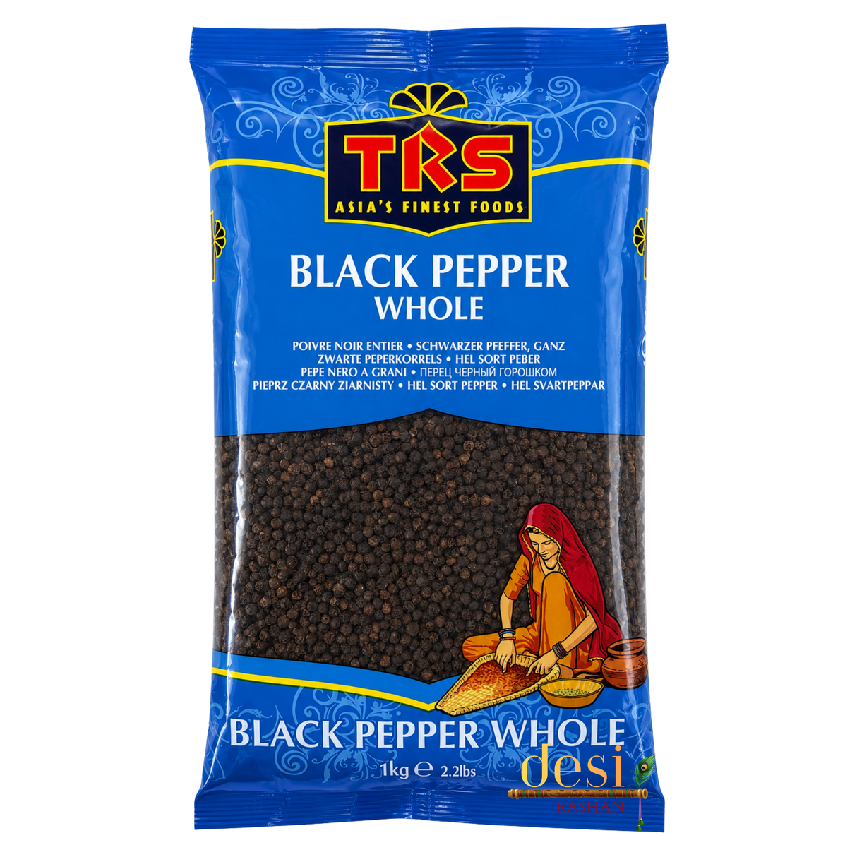 TRS - Whole Black Pepper (1kg) 09.10.2027