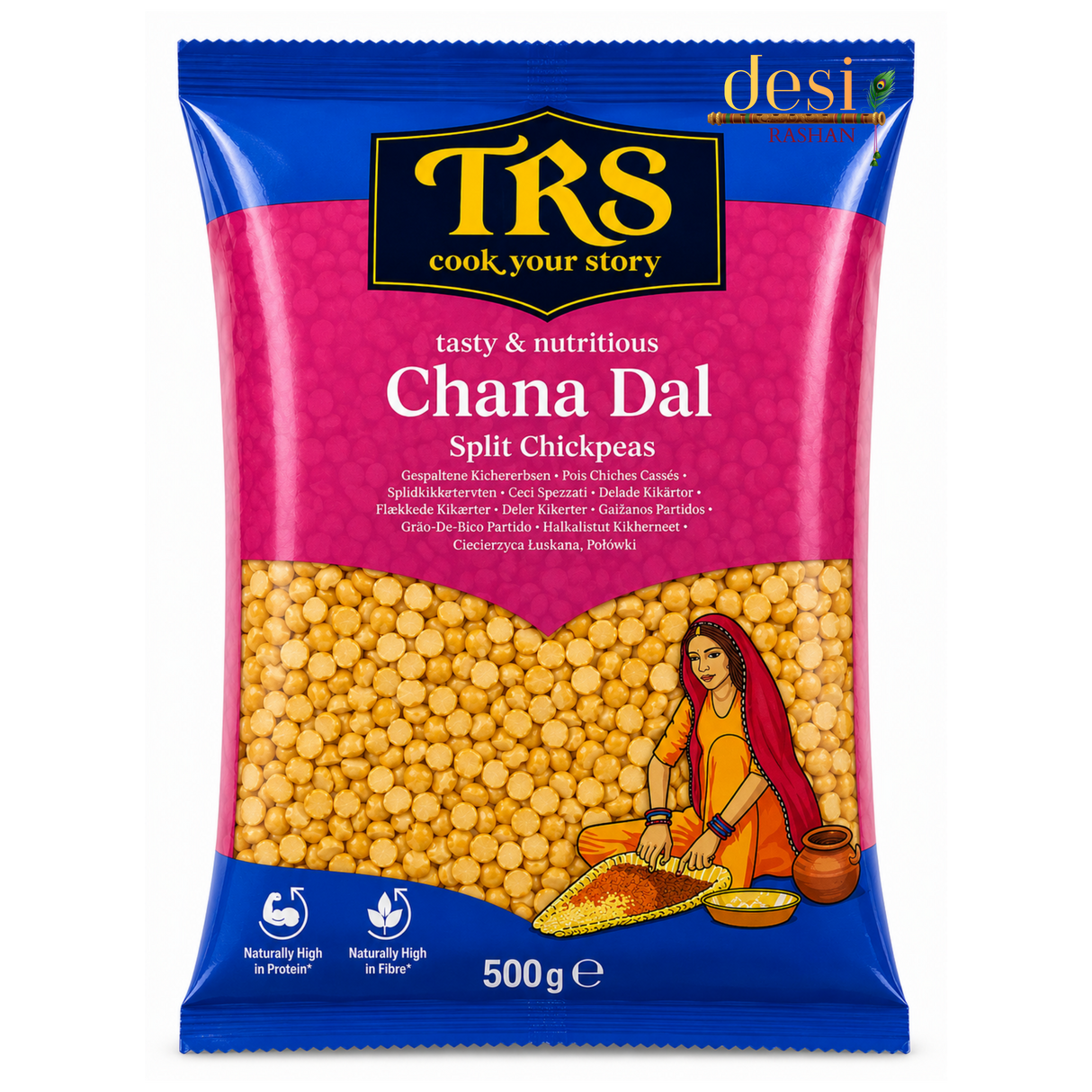 TRS - Chana Dal/Split Chickpeas (500g) 10.10.2027