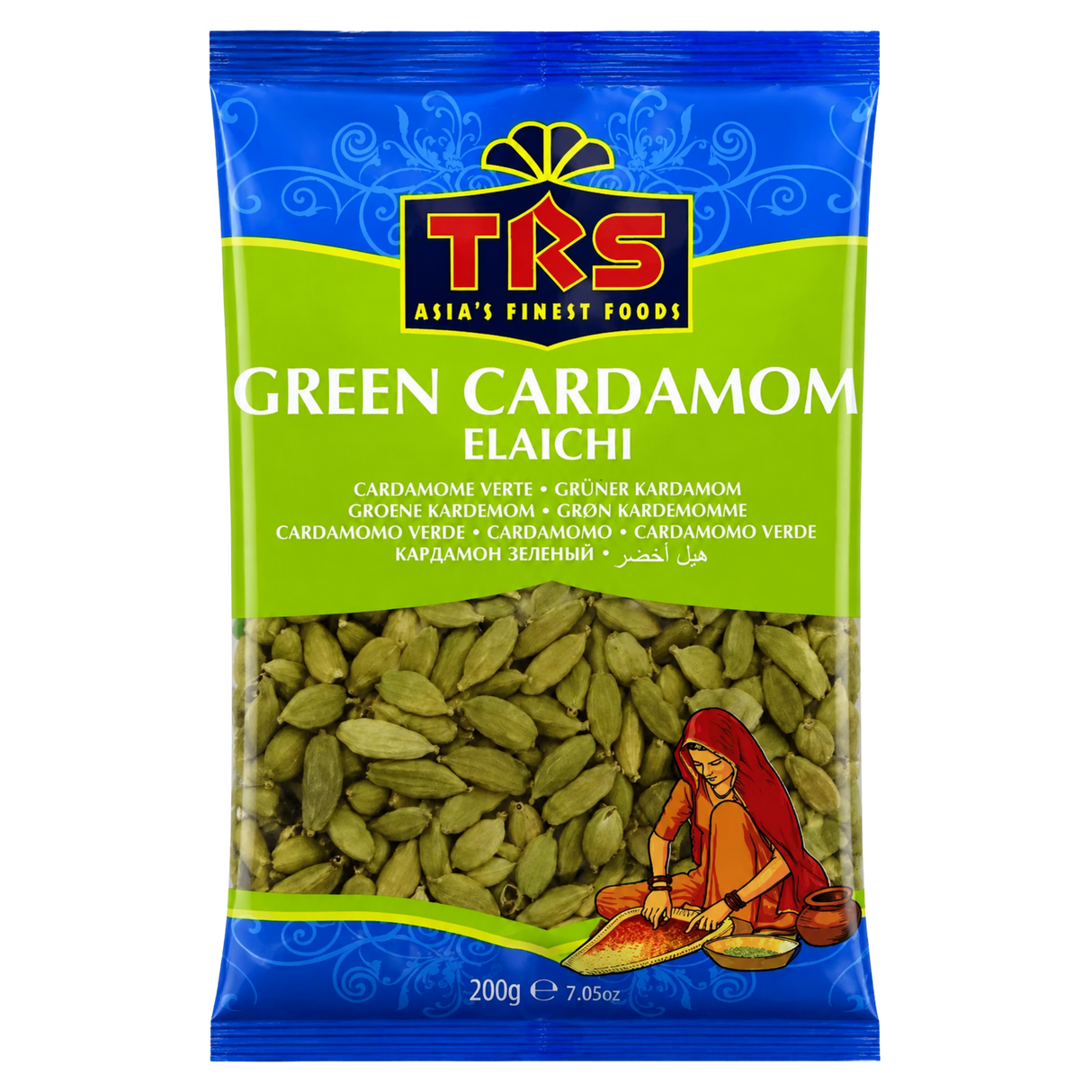 TRS - Green Cardamom /Elaichi (200g) 10.11.2027