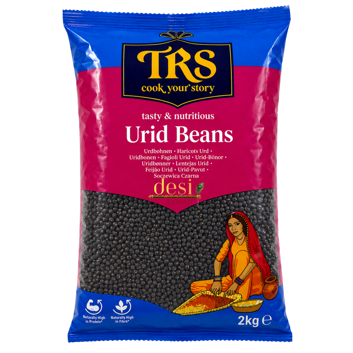 TRS - Urid Whole Beans (2kg) 30.09.2027