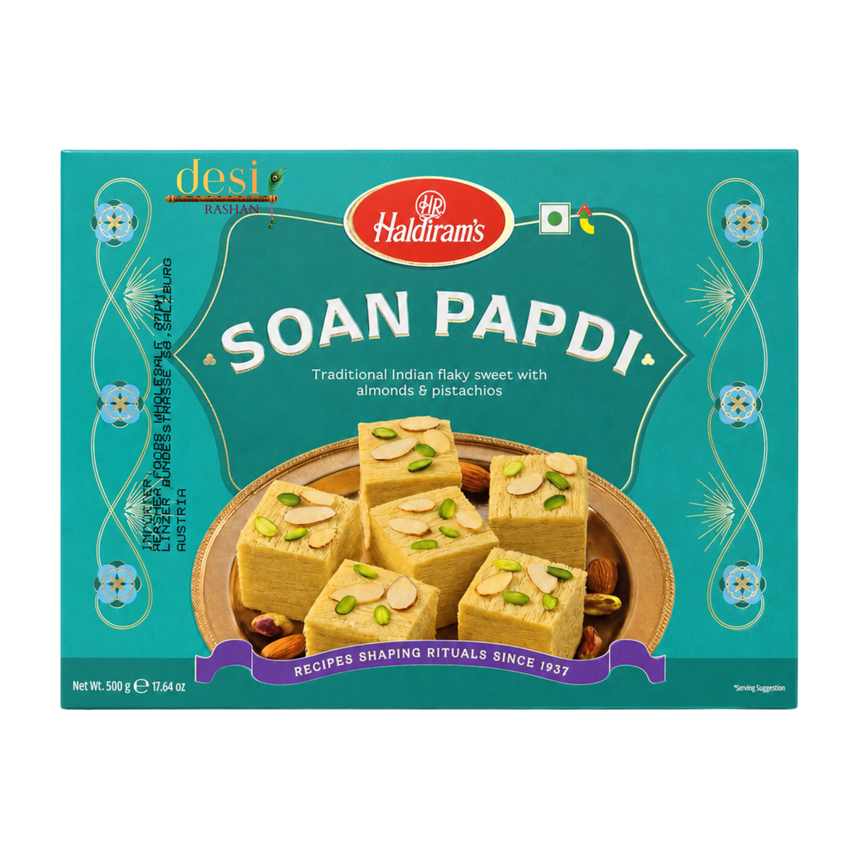 Haldiram's - Soan Papdi (500g) 02.05.2027