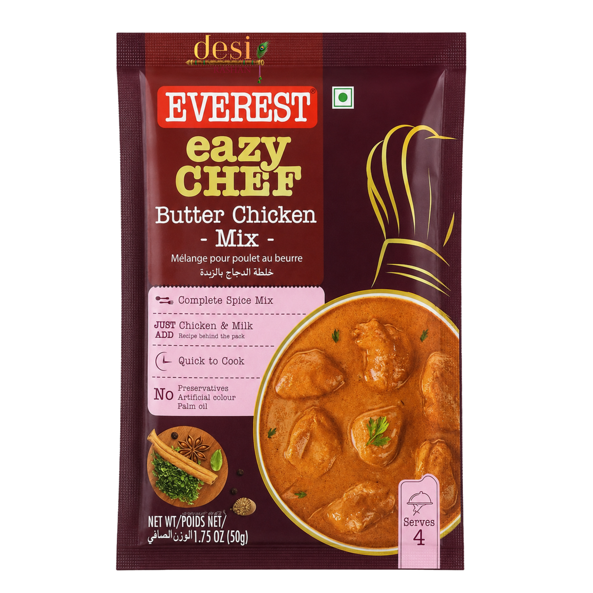 Everest Eazy Chef - Butter Chicken Mix (50g) 27.09.2027