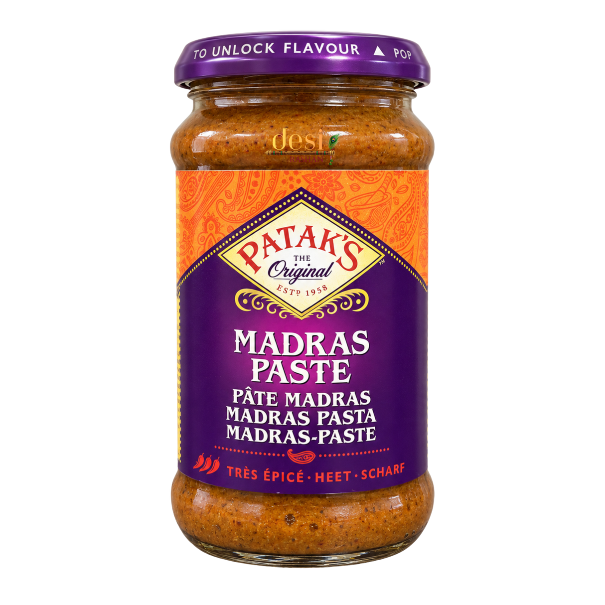 Patak's - Hot Madras Paste (283g) 28.11.2027
