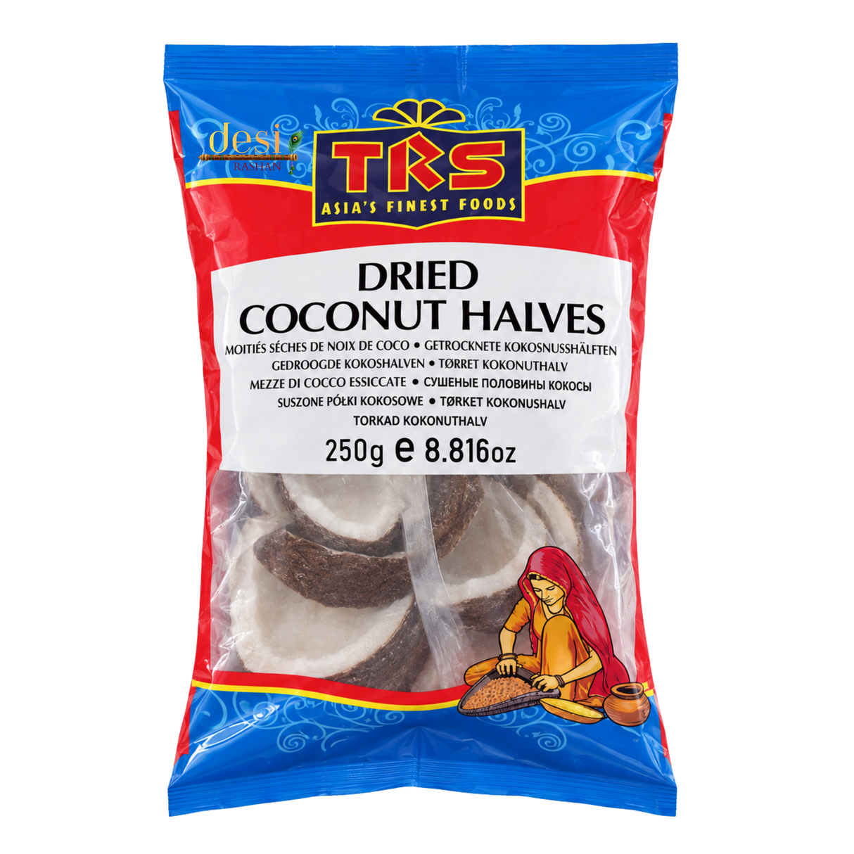TRS - Dried Coconut Halves (250g) 30.07.2027