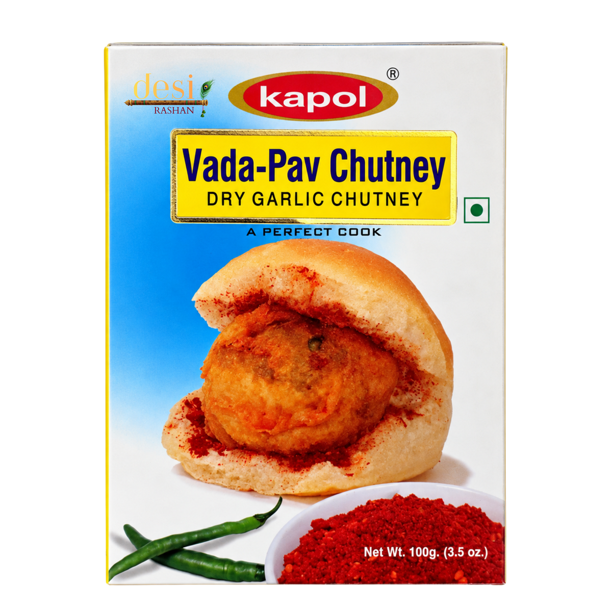 Kapol - Vada Pav Chutney (100g) 16.06.2028