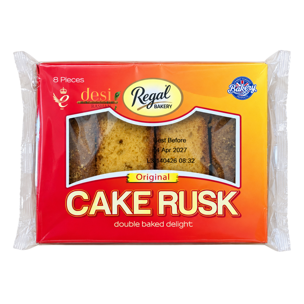 Regal - Cake Rusk 8 pcs (135g) 14.04.2027