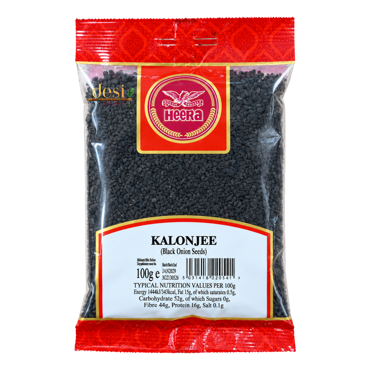 Heera - Kalonji/Nigella Seeds (100g) 31.01.2029