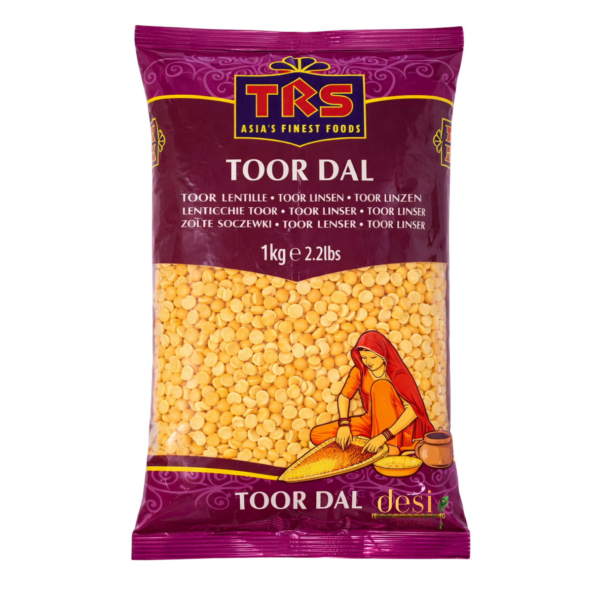 TRS - Toor Dal Plain (1Kg) 30.09.2028