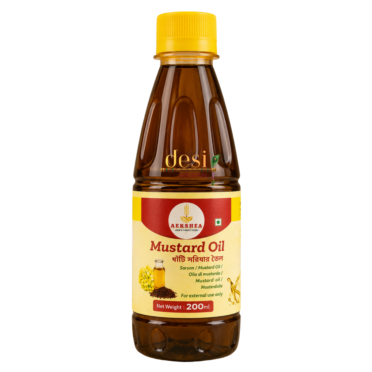 Aekshea - Mustard Oil (200ml) 29.10.2027